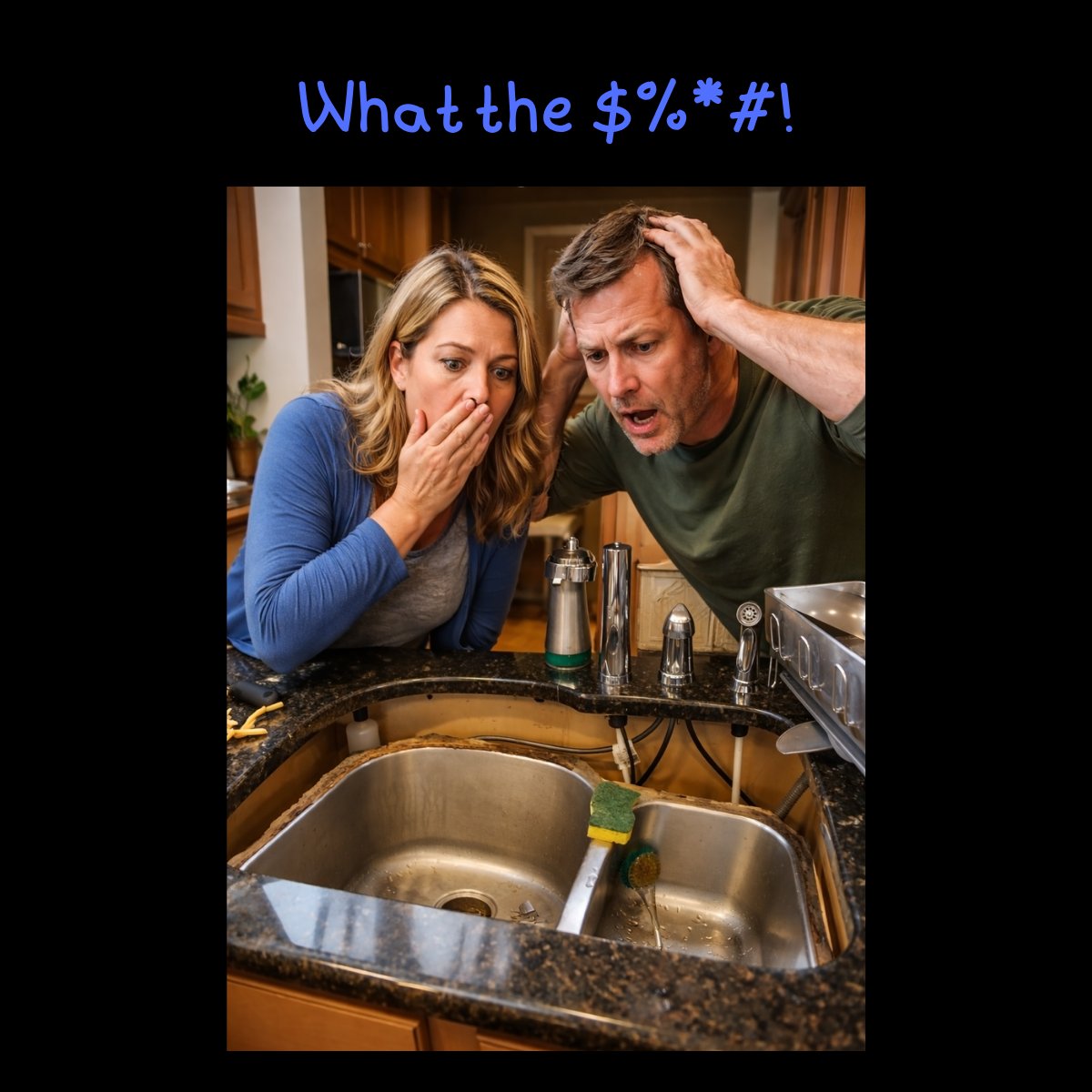 Homeowners shocked by dropped undermount sink